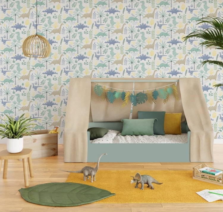 tapeta dziecięca 577824 w dinozaury