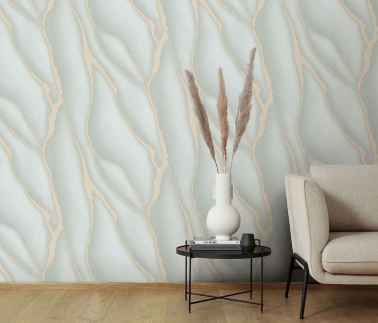 Tapeta 10345-07 Elle Decoration jasnozielony Kamień