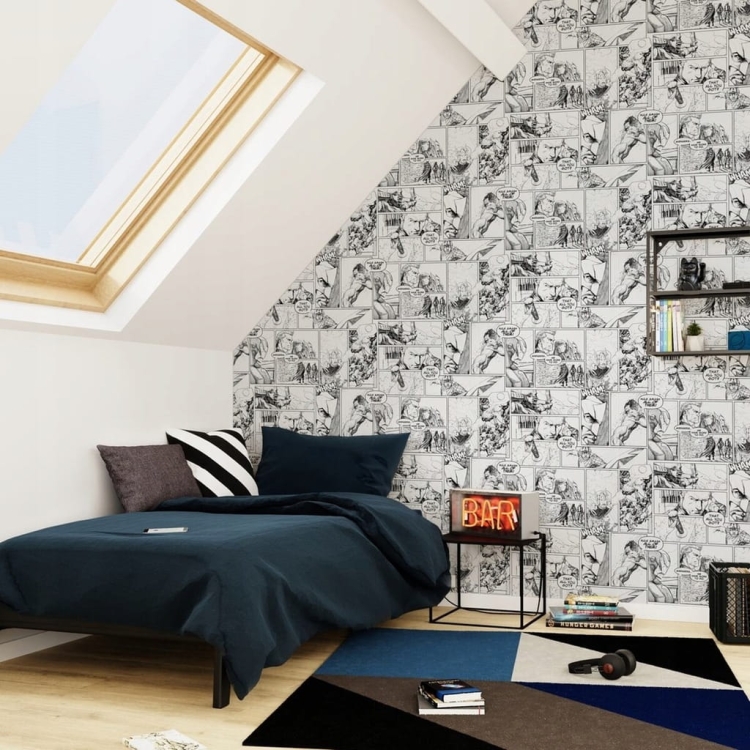 tapeta m632-09 Młodzieżowa Komiks Manga