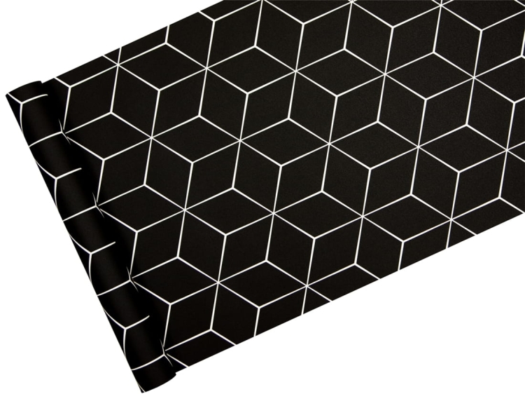 tapeta 178101 czarne sześciany w 3d