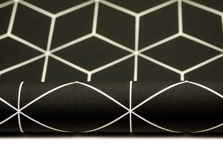 tapeta 178101 czarne sześciany w 3d