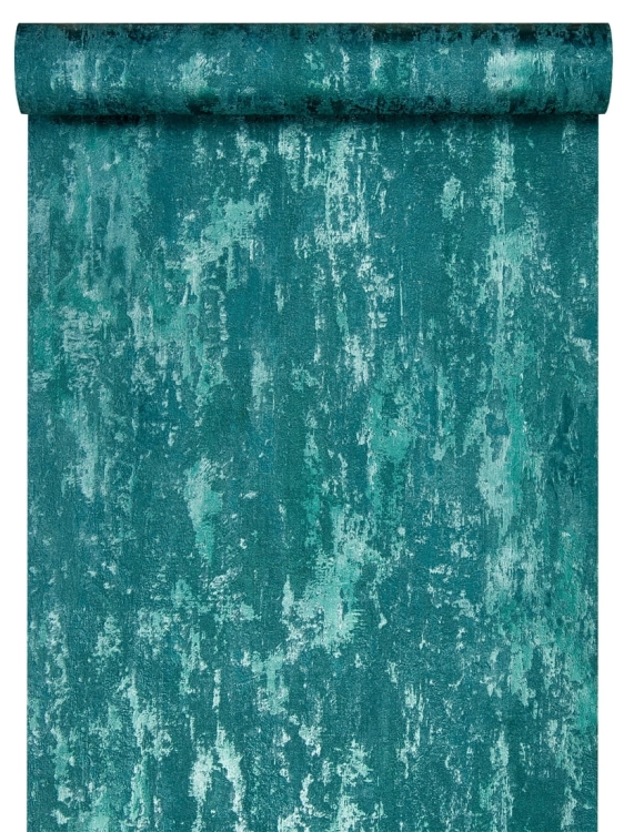 tapeta 38044-5 turkusowy tynk