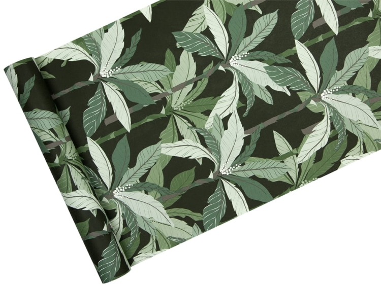 tapeta 37530-3 palmy na ciemnym tle