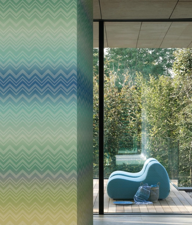 tapeta ekskluzywna 20090 Missoni Home zig zag sfumato panel