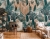 mural 39180-1 Liście Palma i Monstera Zielona