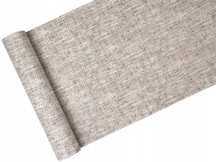 Tapeta 3544-19 Worek Brązowa Lniana Tkanina Flizelina
