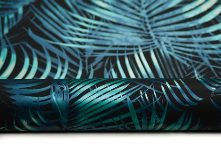 tapeta 822915 turkusowe liście palmy