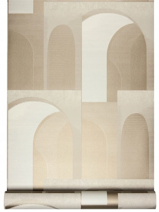 Tapeta Winylowa A63302 Geometryczna w modne ZŁOTE Łuki
