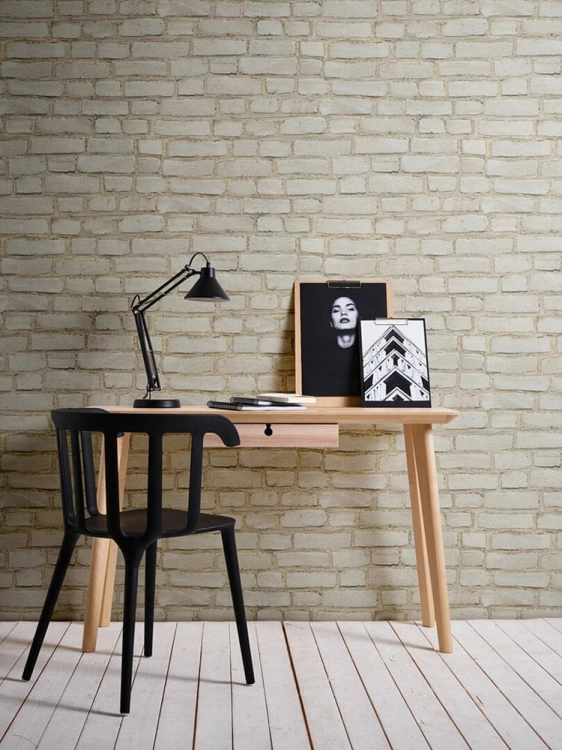 tapeta 37414-1 beżowa cegła