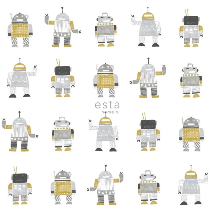 tapeta dziecięca 138940 w roboty