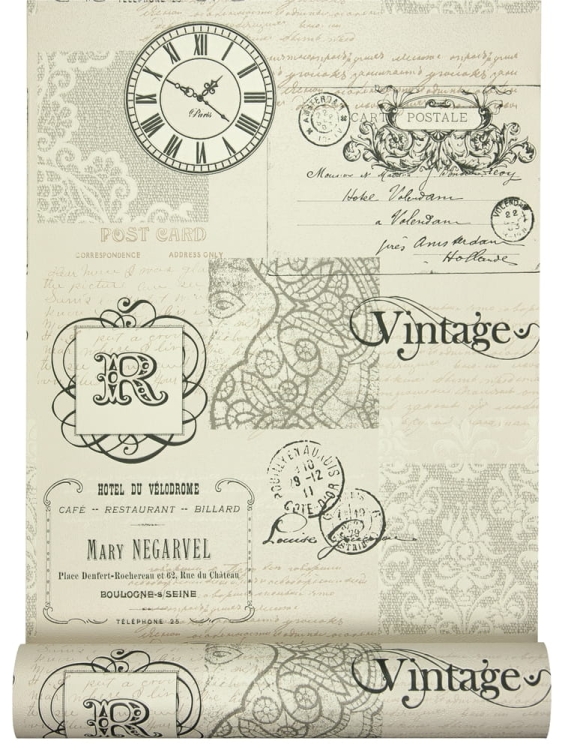 tapeta kuchenna 339022 w stylu vintage