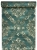 tapeta 38707-3 złoty ornament na zielonym tle