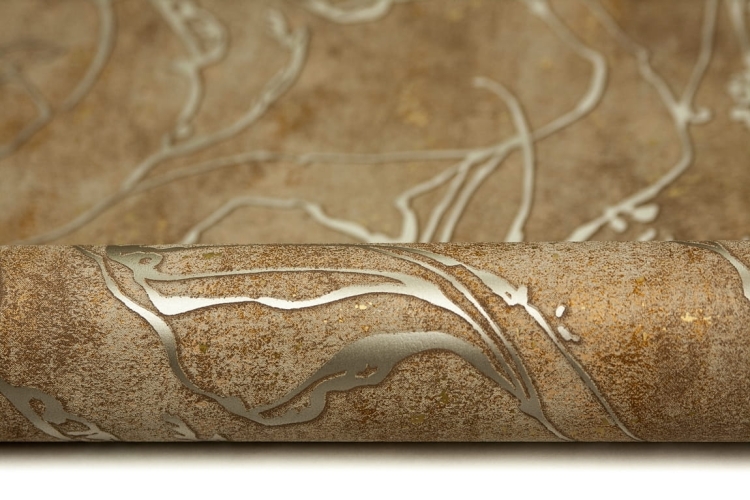 tapeta 34255 nowoczesny srebrny deseń