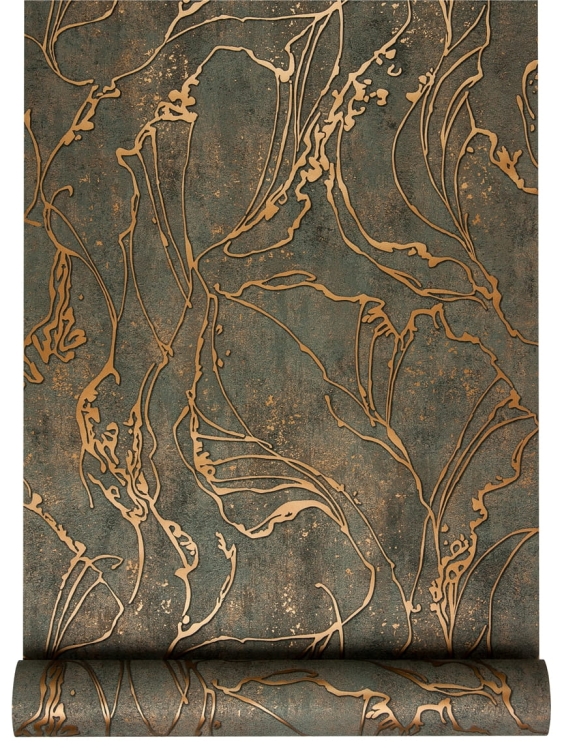 tapeta 34256 nowoczesny miedziany deseń