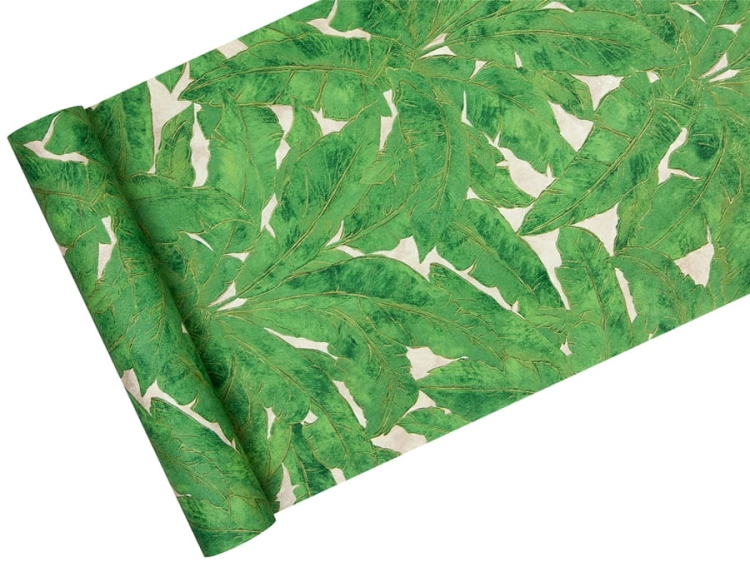 tapeta 36927-3 zielone liście bananowców