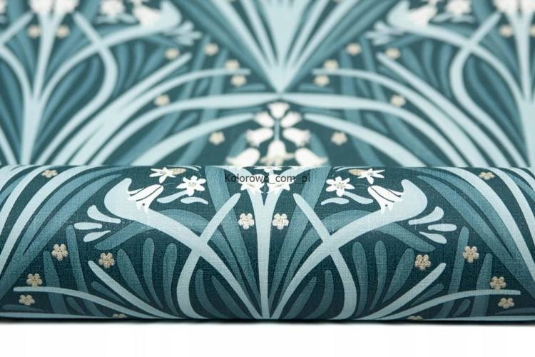 Tapeta M66114 w Drobne Kwiatki styl Art Deco