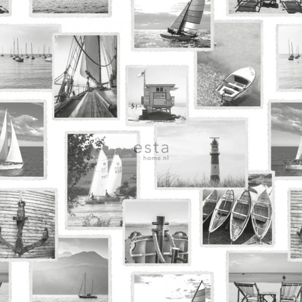 tapeta 148-138956 collage zdjęć związanych z żeglarstwem