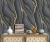 Tapeta 10345-15 Elle Decoration Czarny Kamień + Złoto