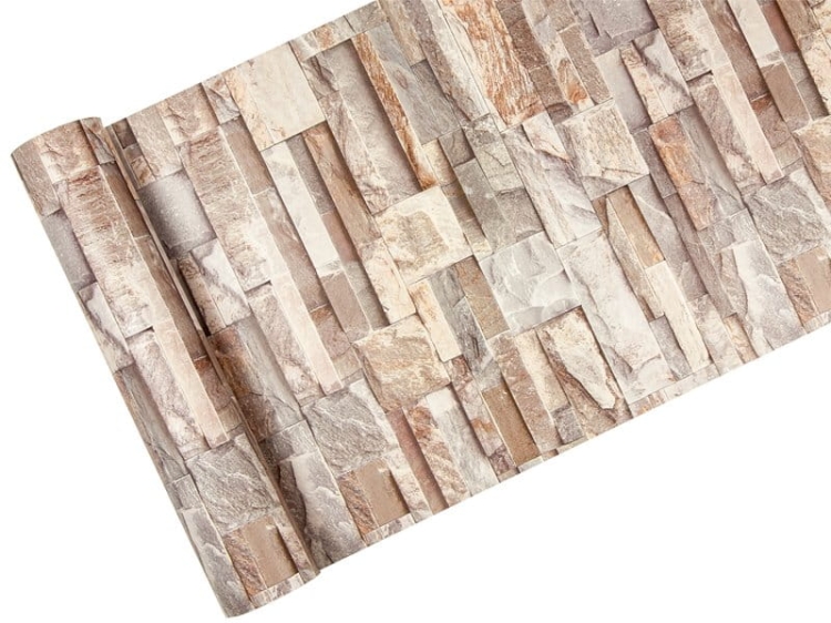 tapety ścienne J27408 efekt 3D,  łupek, kamień