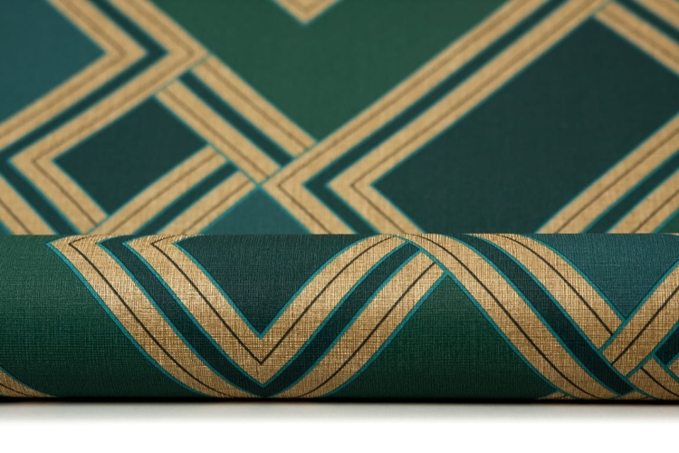 tapeta 177504 złota geometria art-deco