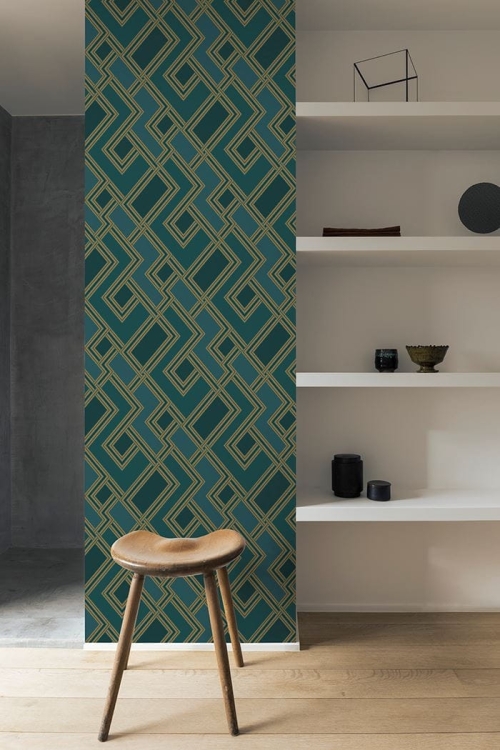 tapeta 177504 złota geometria art-deco