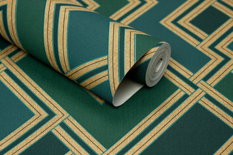 tapeta 177504 złota geometria art-deco
