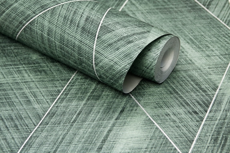 tapeta 38824-2 zielona kratka