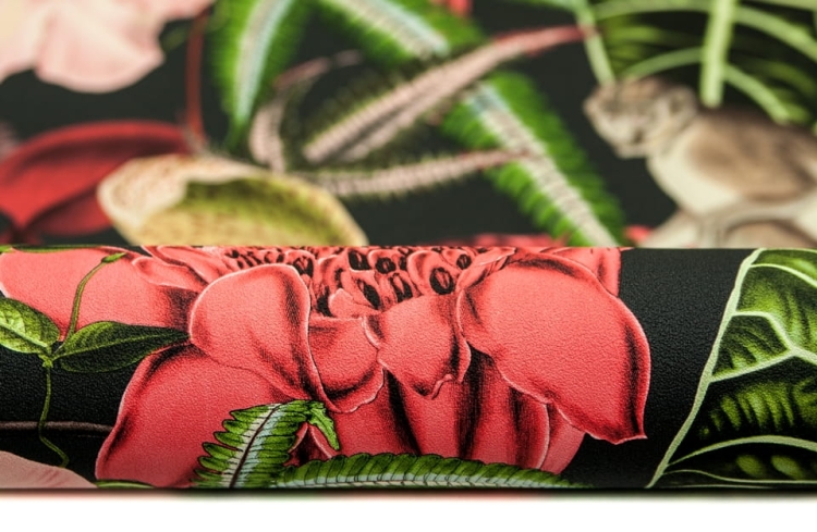 tapeta JF2201 surrealistyczna ilustracja z hibiskusem