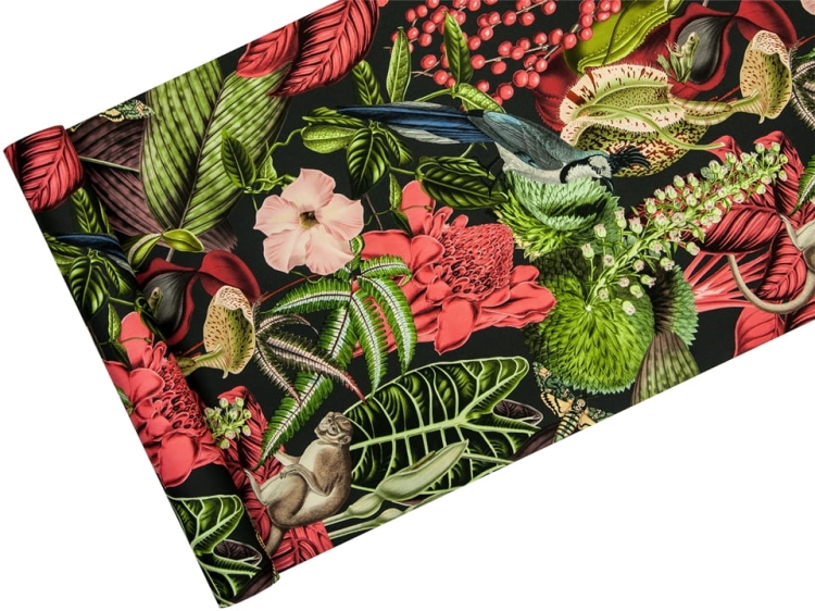 tapeta JF2201 surrealistyczna ilustracja z hibiskusem