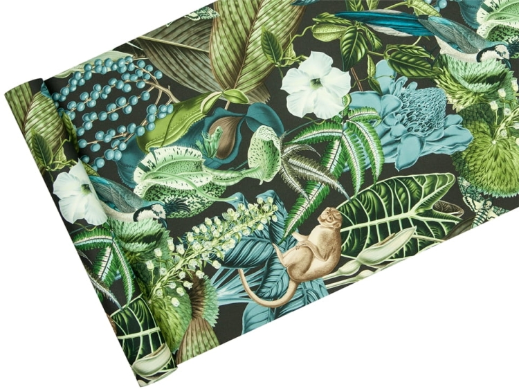 tapeta JF2202 surrealistyczna ilustracja z hibiskusem