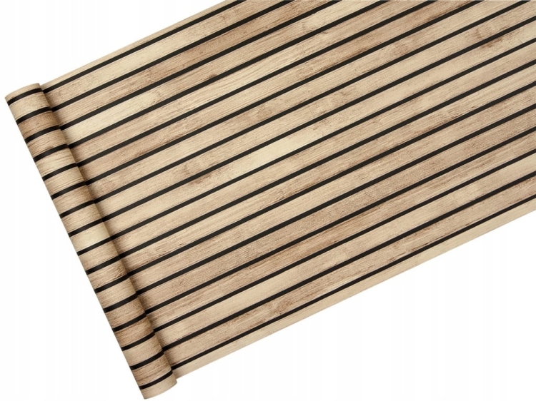 tapeta B18207 PANELE drewniane dąb wąskie LAMELE 3d