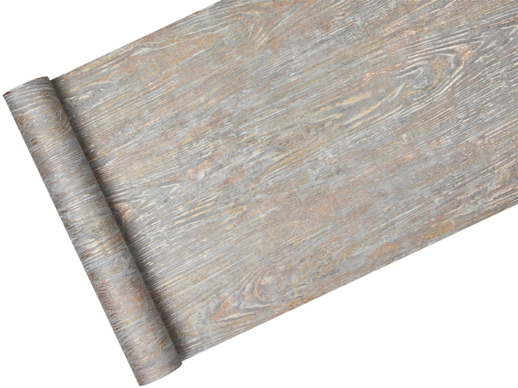 Tapeta 10307-10 Skandynawska Deska z Miedzianymi Słojami