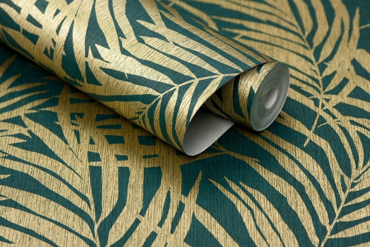 tapeta MN2014 złote liście