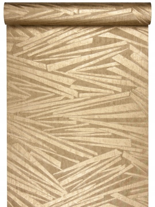 Tapeta Geometryczna 608311 3d złote Listewki