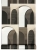 Tapeta Winylowa A63301 Geometryczna w modne Czarne Łuki