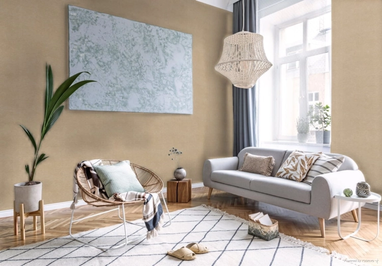 tapeta 38598-5 podrapany jasnobrązowy tynk