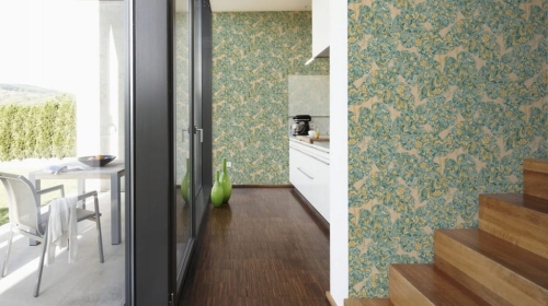 tapeta ekskluzywna 33869-1Klasyczny Wzór w Liście Kwiaty