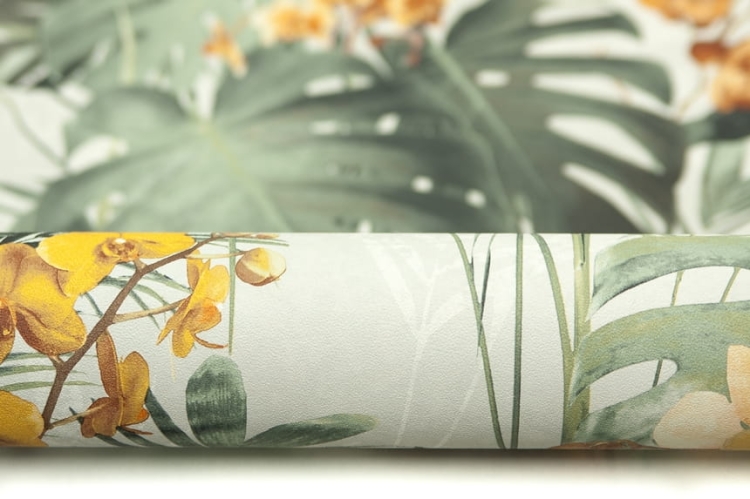 tapeta MY2101 monstera i storczyki
