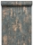 tapeta 10273-44 niebieski tynk z miedzią