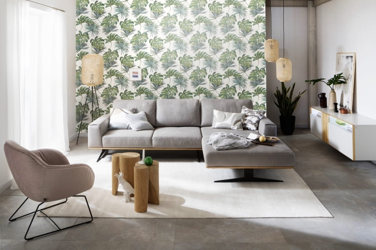 tapeta 32745 w duże liście