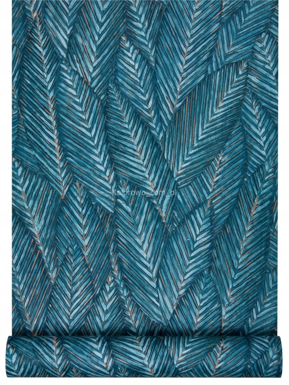 Tapeta 10391-19 winyl na flizelinie w DUŻE LIŚCIE egzotyczny wzór