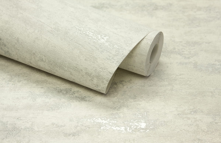 tapeta GT1204 szary beton ze srebrem