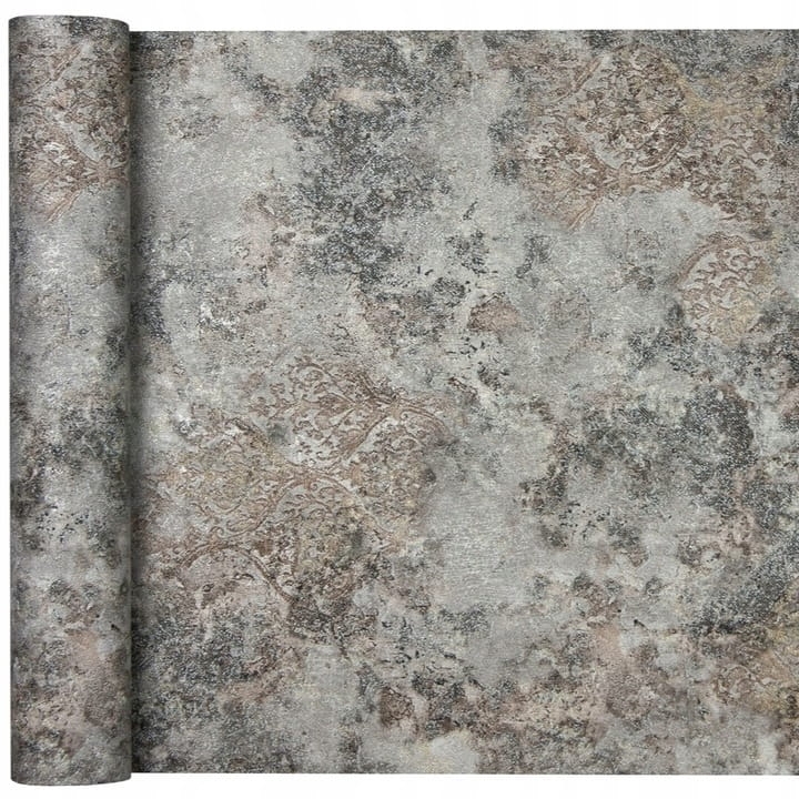 TAPETA-NA-FLIZELINIE-pokoj-przedpokoj-szary-Beton-w-ornamenty-z-brokatem.jpg
