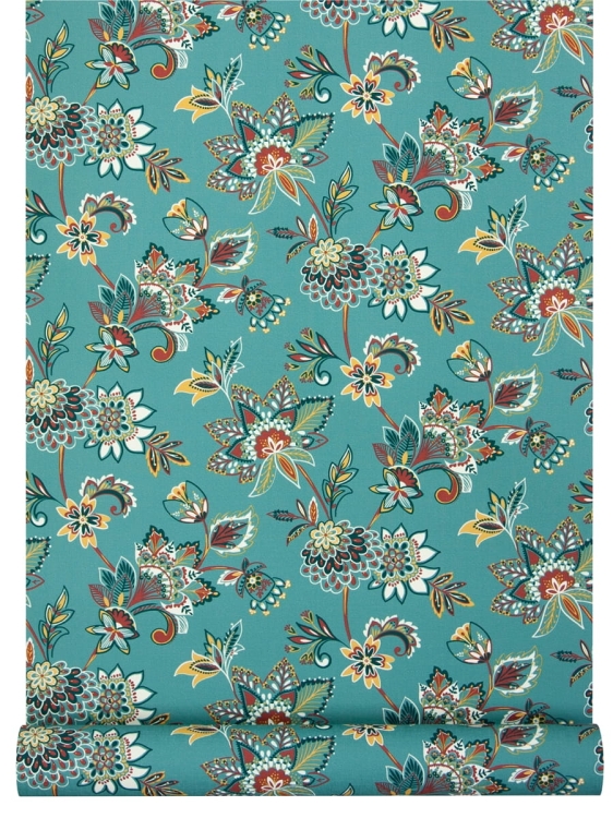 tapeta 466713 turkusowy skandynawski wzór