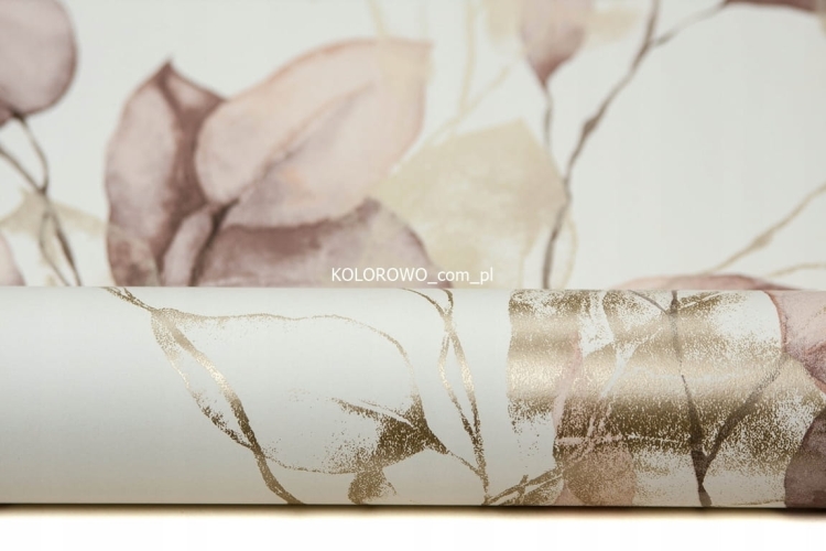 TAPETA-DEKORACYJNA-NOWOCZESNA-WZOR-ROSLINNY-LISCIE-PAPIEROWA-Marka-Ugepa.jpg