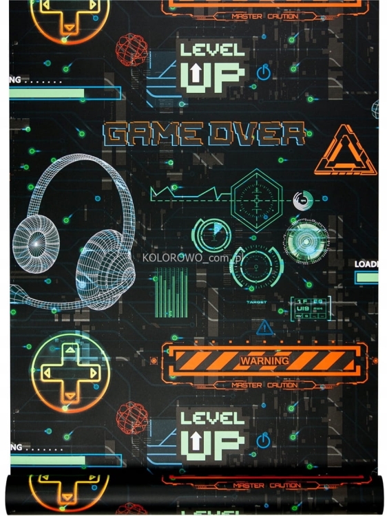 Tapeta-Nowoczesna-Mlodziezowa-GAME-OVER-napisy-Ugepa-Papierowa-EAN-GTIN-3294271259091.jpg