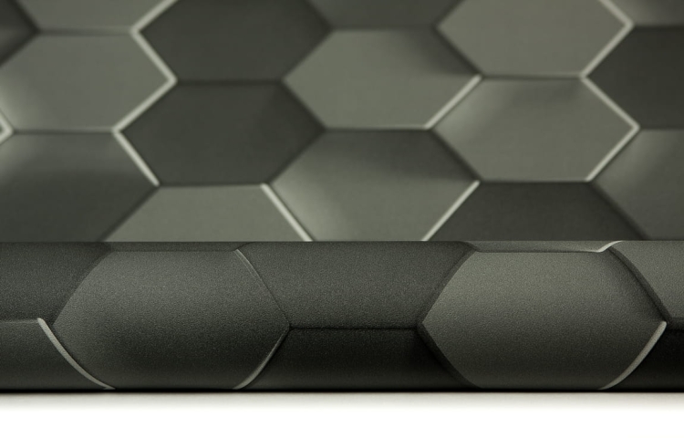 tapeta 38723-3 antracytowe heksagony