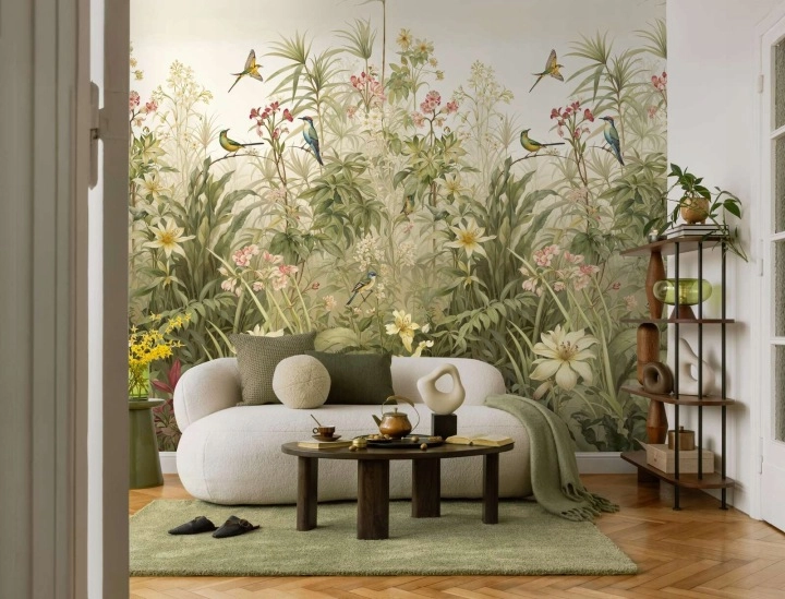 TAPETA-DO-SALONU-MURAL-BEZ-PASOWANIA-KOLOROWA-LAKA-KWIATY-Z-PTAKAMI.jpg