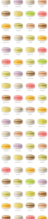 FAB 158103 tapeta ścienna XXL  macarons