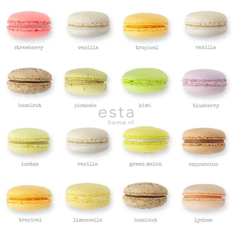 FAB 158103 tapeta ścienna XXL  macarons
